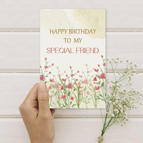 Thoughtful Birthday Card for Best Friends & Special Women