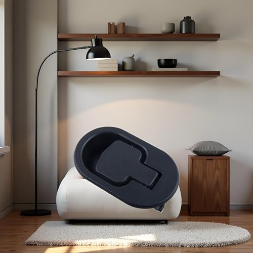 Black Recliner Release Handle - Universal Replacement Sofa Lever
