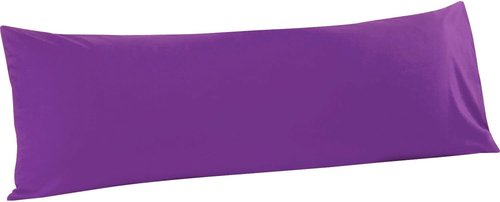 FLXXIE Body Pillow Cover - Super Soft Microfiber 20x54 Pillowcase | Envelope Closure, Stain Resistant, Purple