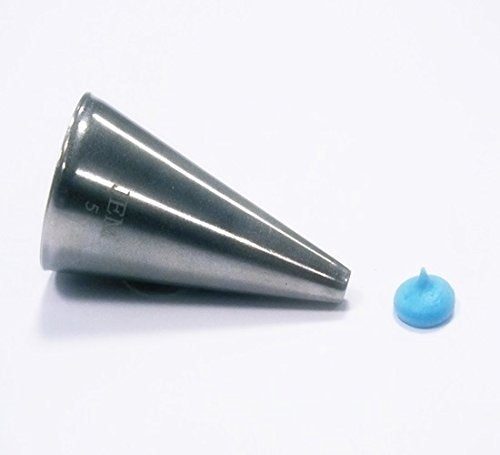 JEM #5 Round Piping Nozzle - Stainless Steel Decorating Tip
