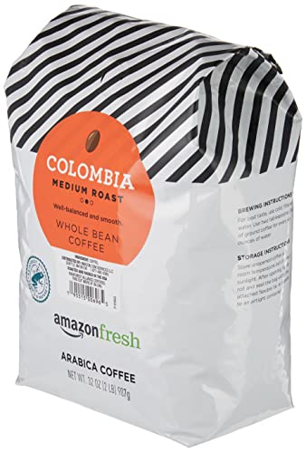 Colombia Whole Bean Coffee, Medium Roast - 32 Oz | Amazon Fresh