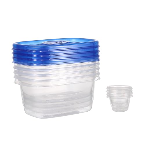 Glad Medium Rectangle Snack Containers with Dressing Cup - 24 Oz, 4 Count