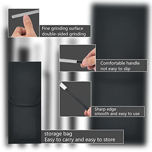 Woerma 6-Piece Professional Pedicure Knife Set with Storage Bag