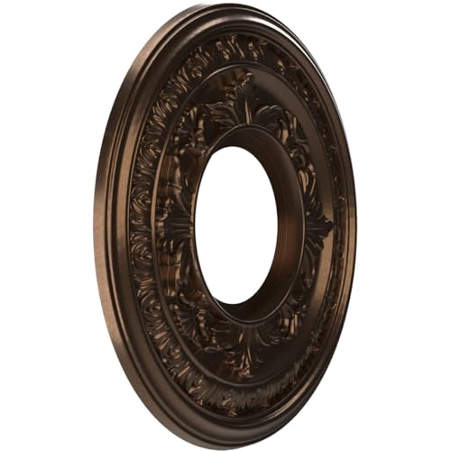 Ekena Millwork 10" Ceiling Medallion - Metallic Antique Brass