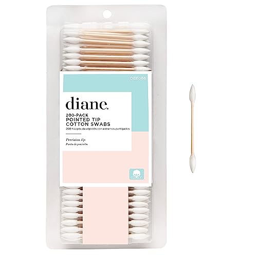 Diane Pointed Tip Cotton Swabs for Precision Makeup & Grooming