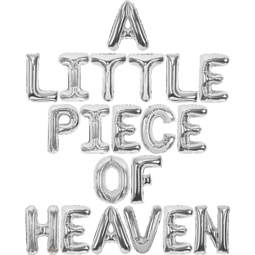 A Little Piece of Heaven Cloud Balloon Banner Baby Shower Decor