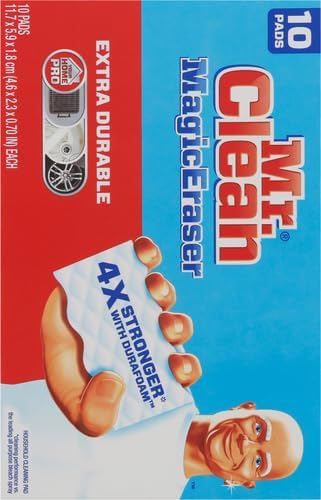 Mr. Clean Magic Eraser - Extra Durable Multi-Purpose Cleaner | 10 Count Pack of 4