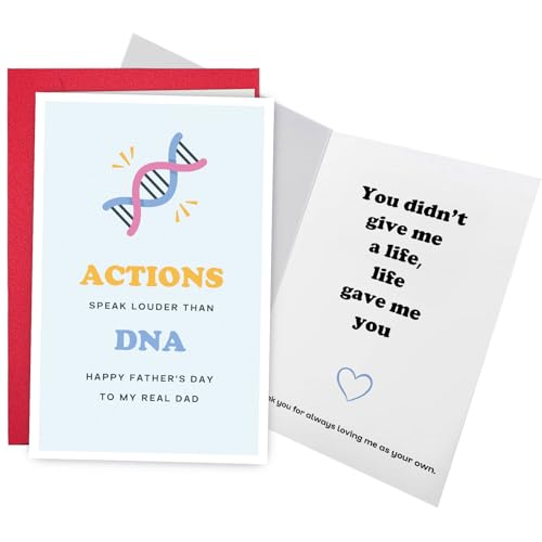Heartfelt DNA Father's Day Card for Stepdad | Ogeby