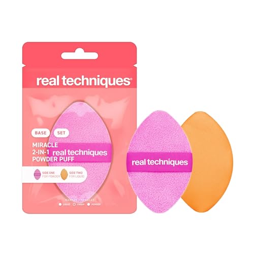 Real Techniques Miracle 2-in-1 Powder Puff Dual-Sided Sponge