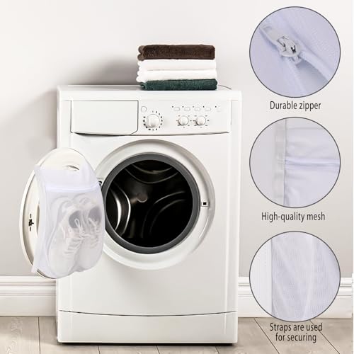 Mozeat Lens Large Honeycomb Mesh Laundry Bag for Sneakers