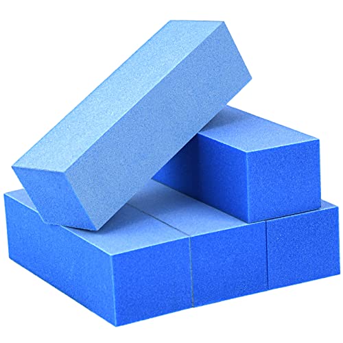 Maryton Nail Buffer Blocks 180/240 Grit 3-Way Professional Nail Files 5 PCS