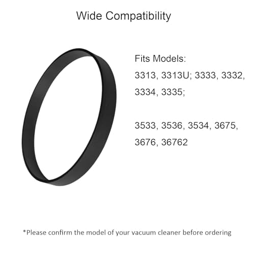 JIEPRO Vacuum Belts for Bissell PowerForce & CleanView Upright Vacuums 2 Pack