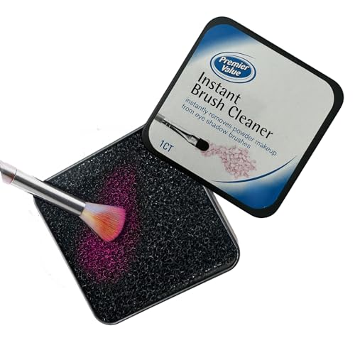 ALAZCO Instant Makeup Brush Cleaner Sponge Dry Color Switcher Tin