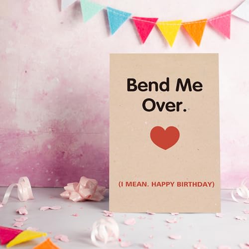 Naughty Birthday Card for Husband | Raunchy Gift for Him