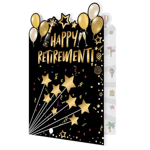 Retirement Party Guest Book - Farewell Card for Colleagues