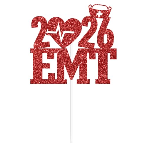 Congrats EMT Cake Topper for 2025 Nursing Graduation