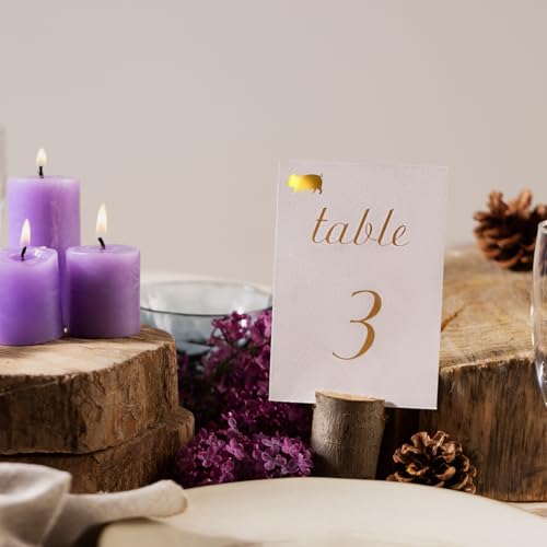 Gold Wedding Meal Stickers - 50 Self-Adhesive Food Labels (600 pcs)