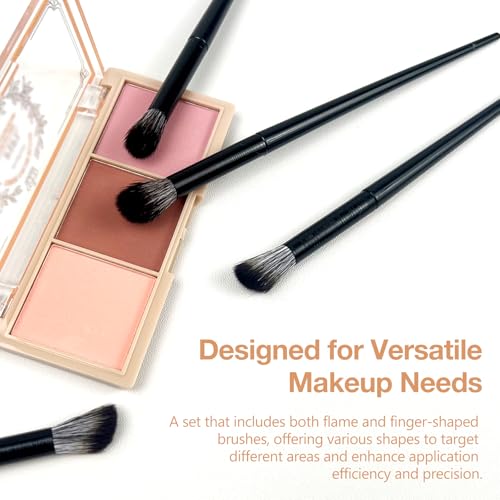 Fluffy Eye Brush Multi-Purpose Eyeshadow and Concealer Blending Tool Vegan Synthetic