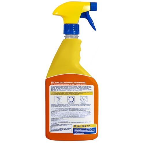 Zep Fume Free Air Fryer & Oven Cleaner, 24 fl oz Grease Remover