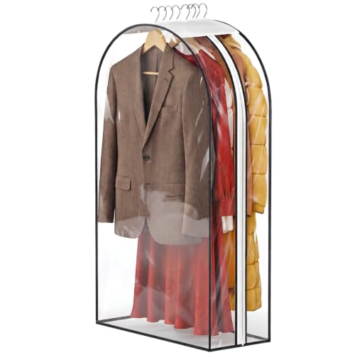 Handy Laundry Clear Garment Bag - 40 Inch Hanging Suit Storage