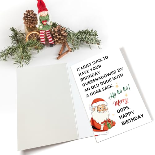 Funny Christmas Birthday Card for Him or Her - Goroar