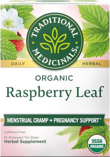 Organic Raspberry Leaf Tea for Menstrual Support & Pregnancy - 16 Bags