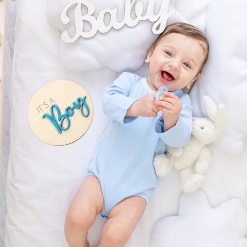 It's a Boy Wooden Birth Announcement Sign - Personalized Baby Keepsake