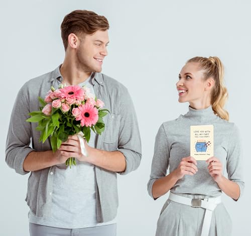 Funny Valentine's Day Card for Him - Naughty Gift for Husband, Boyfriend