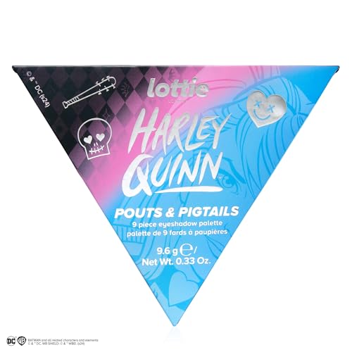 Lottie London x Harley Quinn Mad Love Eyeshadow Palette Pouts & Pigtails