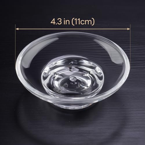 NiHome Glass Shower Steamer Holder - No-Clog Aromatherapy Tray