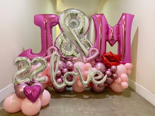 Hot Pink 40-Inch Letter Z Balloon - Foil Decoration for Parties