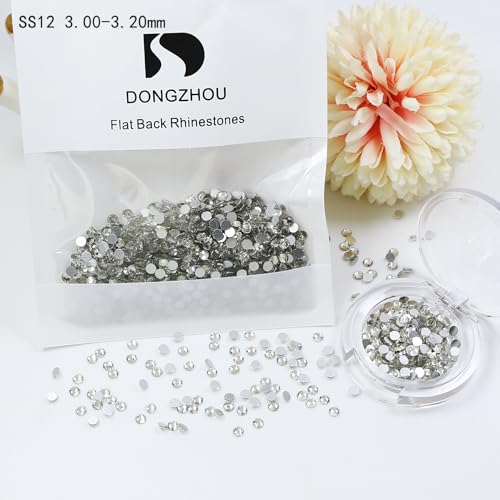 1440pcs Crystal Flatback Rhinestones for Nail Art & DIY Crafts