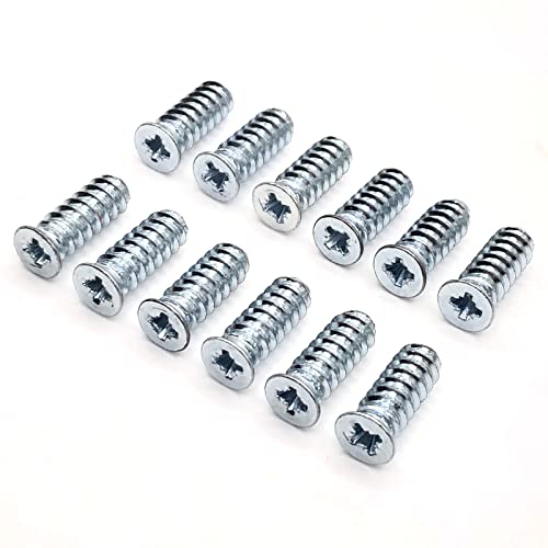 Replacement Flat Head Euro Screws for IKEA Part 100372 - Pack of 12