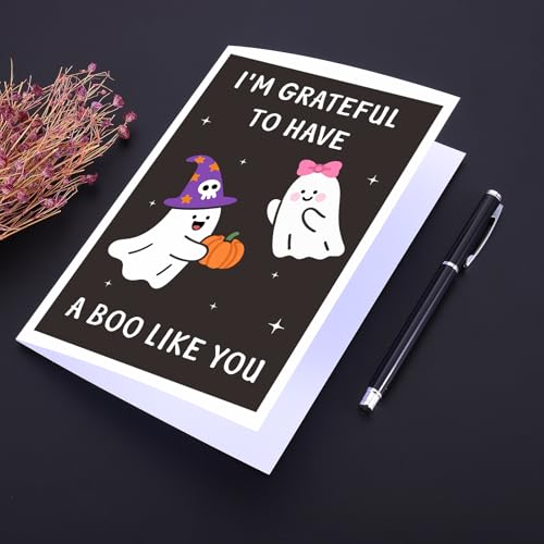 Spooky Halloween Boo Basket Stuffer Set with Greeting Cards