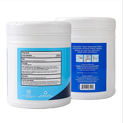 Clorox Pro Alcohol-Free Hand Sanitizing Wipes - 270 Count, BZK Formula, Pack of 1