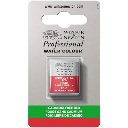 Winsor & Newton Professional Watercolor Half Pan - Cadmium-Free Red