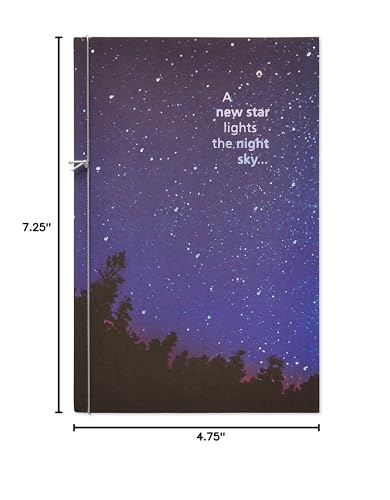 Sympathy Card - New Star Design with Peaceful Message