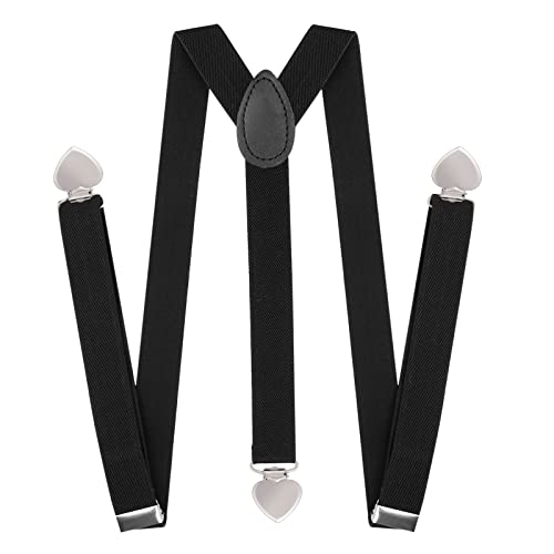 20pcs Silver Heart Shaped Suspender Clips - Metal Fasteners for DIY Crafts