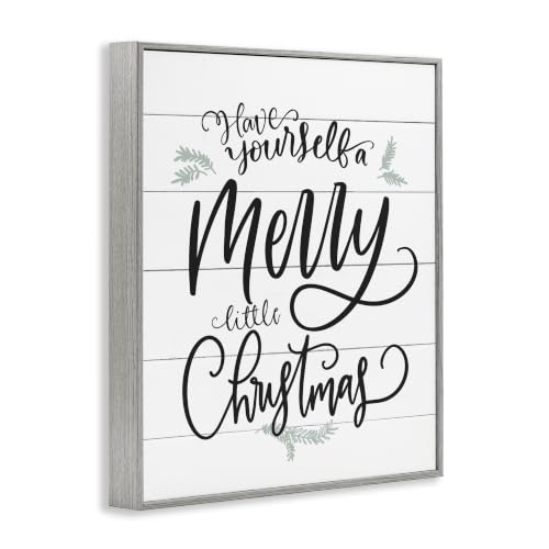 Christmas Framed Giclée Wall Art - 11x14 Rustic Holiday Decor