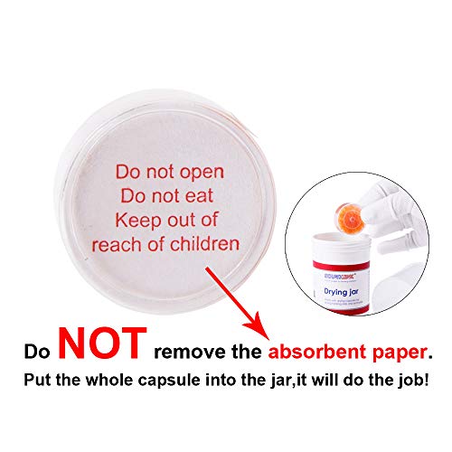 Hearing Aid Dryer Kit with Dehumidifier Capsules & Storage Jar – Universal Moisture Removal