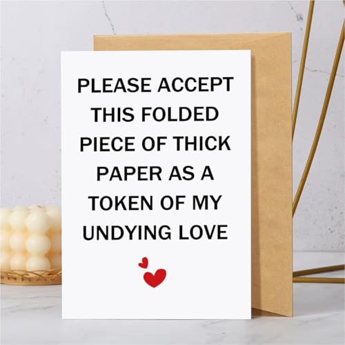 Humorous Birthday & Anniversary Card for Him/Her - 8x5.3"