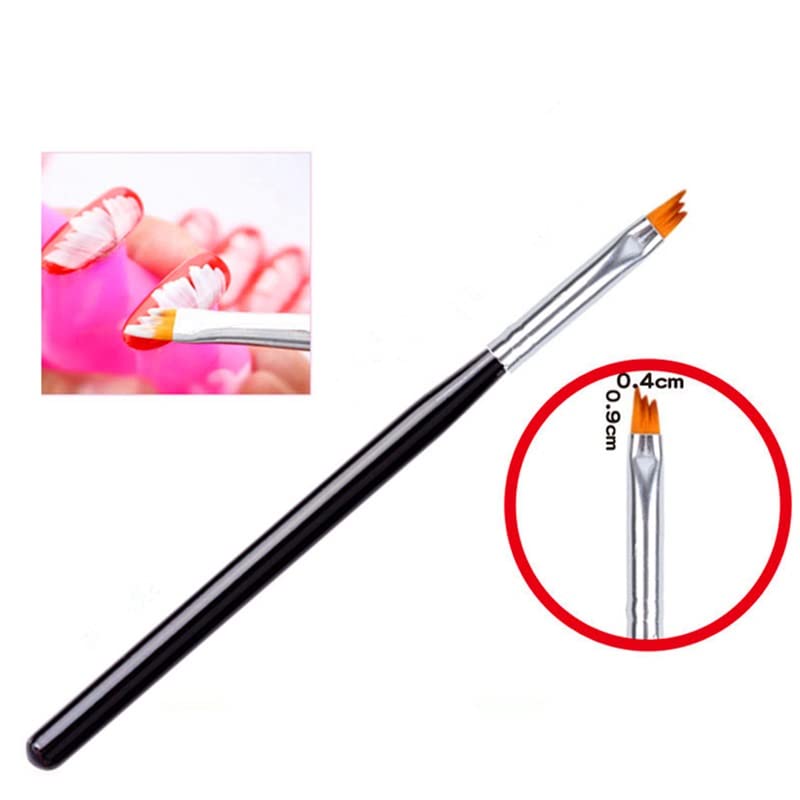8-Piece Nail Art Brush Set - Acrylic Painting & UV Gel Manicure Tools
