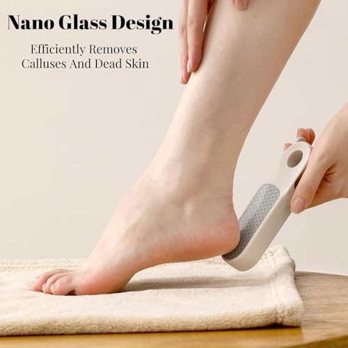 KINTEGOOD 2-in-1 Foldable Nano Glass Foot File & Callus Remover