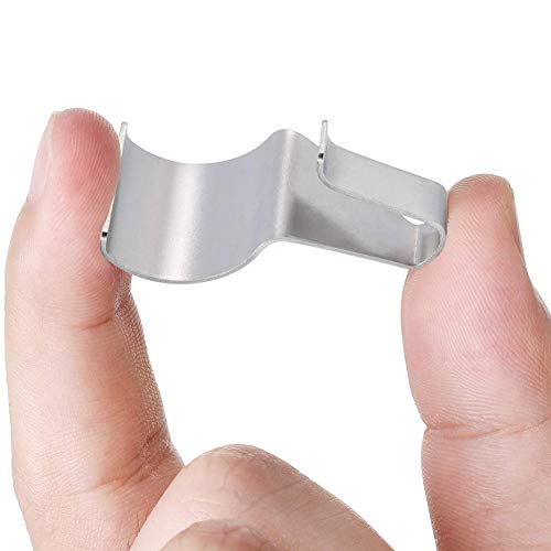 ReNext Low Profile Vinyl Siding Hooks - Stainless Steel No-Hole Hangers (2PK)
