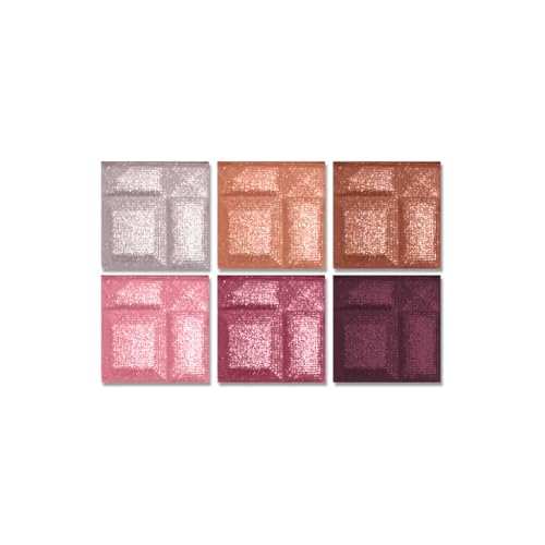 L.A. Colors 6 Color Eyeshadow Palette Delicate CES463 Pack of 2