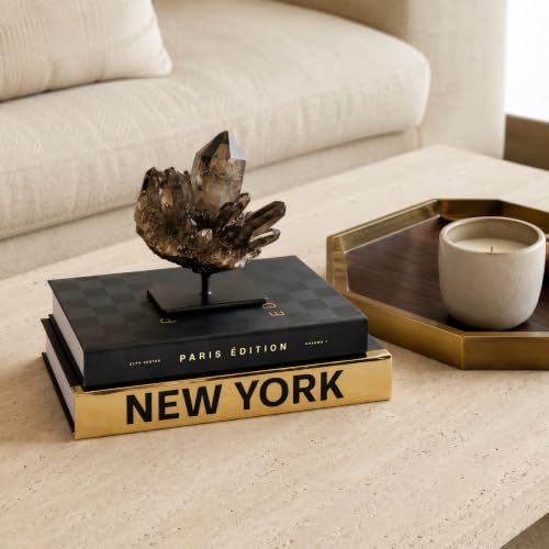 Decorative Book Set - 2 Luxury Boxes for Coffee Table & Shelf Decor