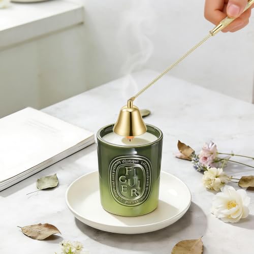 Vaincre Gold Stainless Steel Candle Snuffer with Long Handle