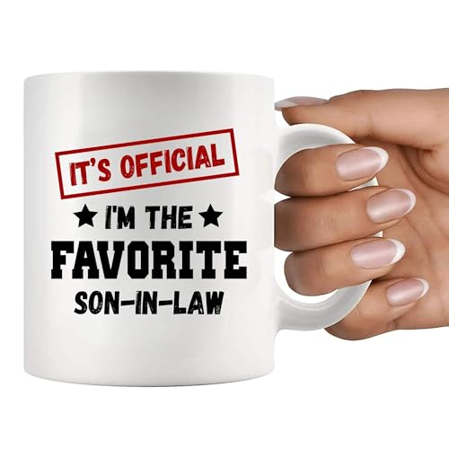 Funny Son-In-Law Mug - Favorite Son-In-Law Gift Ceramic Drinkware 11 oz