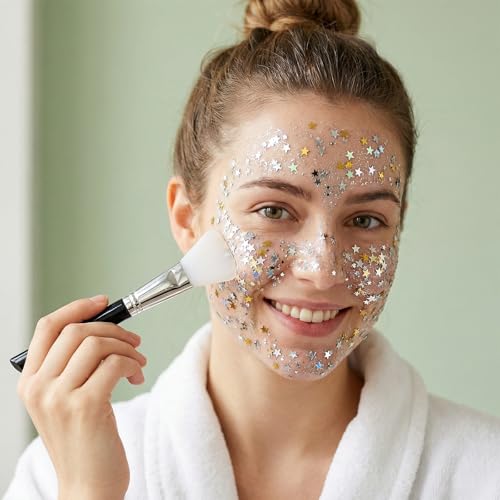 Fyntave 4Pcs Silicone Face Mask Brushes Soft Jelly Applicators