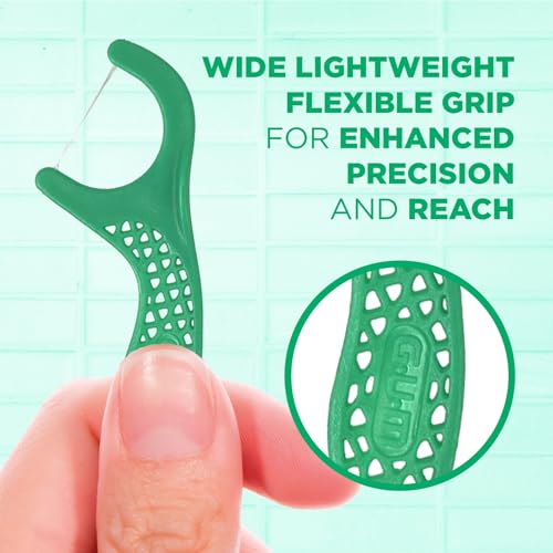 GUM Professional Clean Dental Floss Picks, Fresh Mint, 40 Count